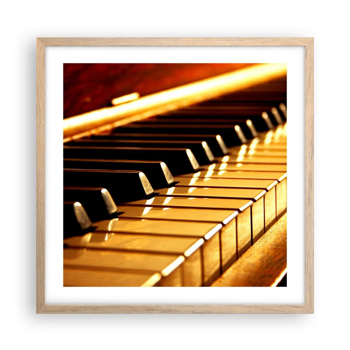 Plakat w ramie jasny dąb - Nieograniczone możliwości - 50x50 cm