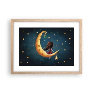 Plakat w ramie jasny dąb - Pewnego razu… - 40x30 cm