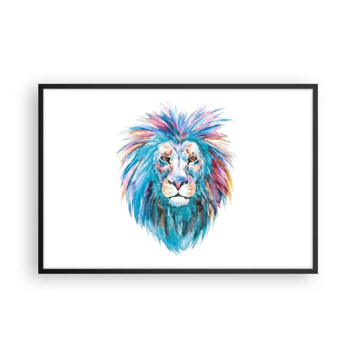 Plakat w czarnej ramie - Elektryzująca aura - 91x61 cm