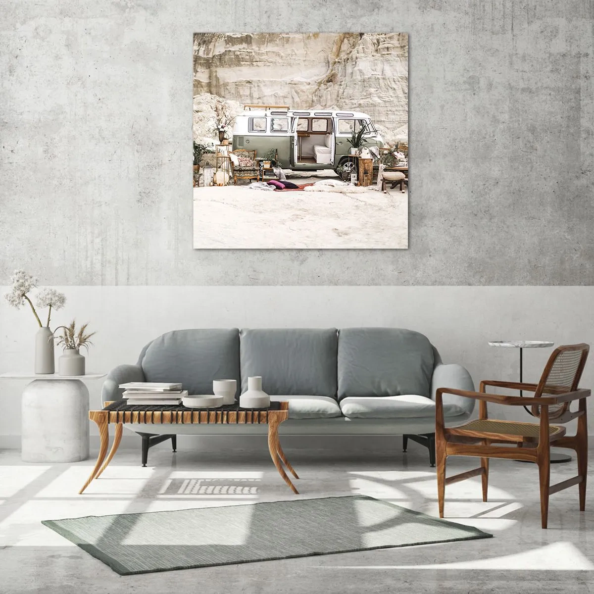 Obraz na szkle - Podróż czas zacząć - 40x40 cm