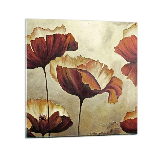 Obraz na szkle - Łąki łan - 30x30 cm
