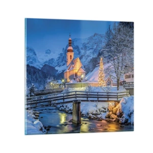 Obraz na szkle - Duch Świąt - 60x60 cm