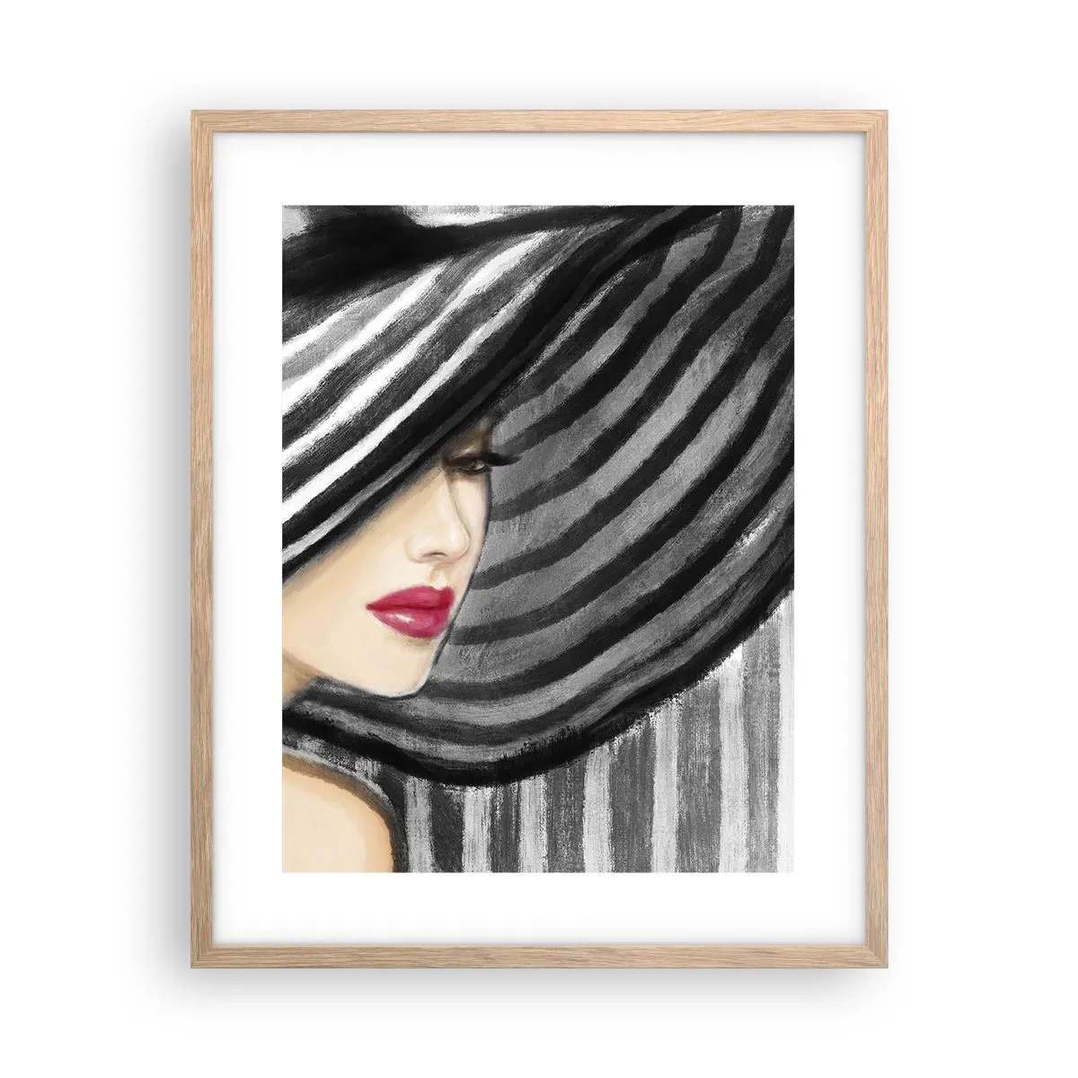 Plakat w ramie jasny dąb - Gdzie ciebie szukać? - 40x50 cm