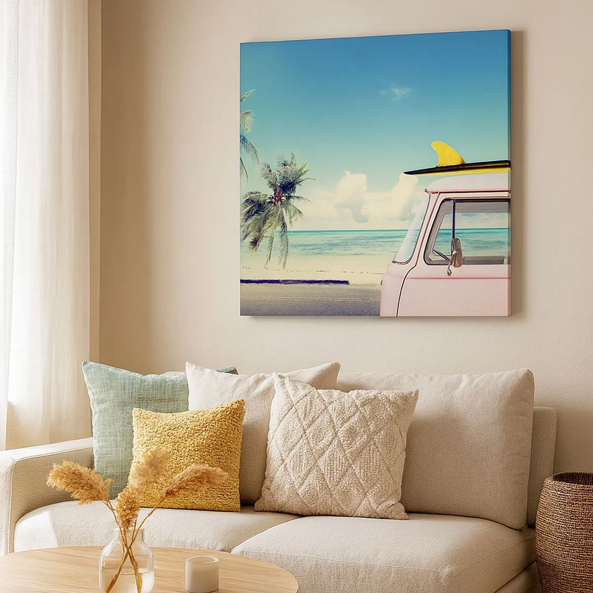 Obraz na płótnie - Wakacje czas zacząć - 30x30 cm