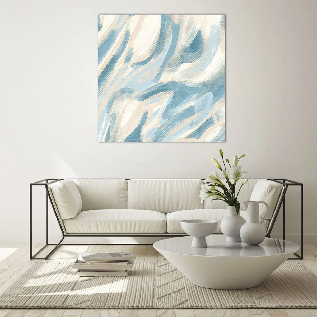 Obraz na szkle - Wiosenne powiewy - 70x70 cm