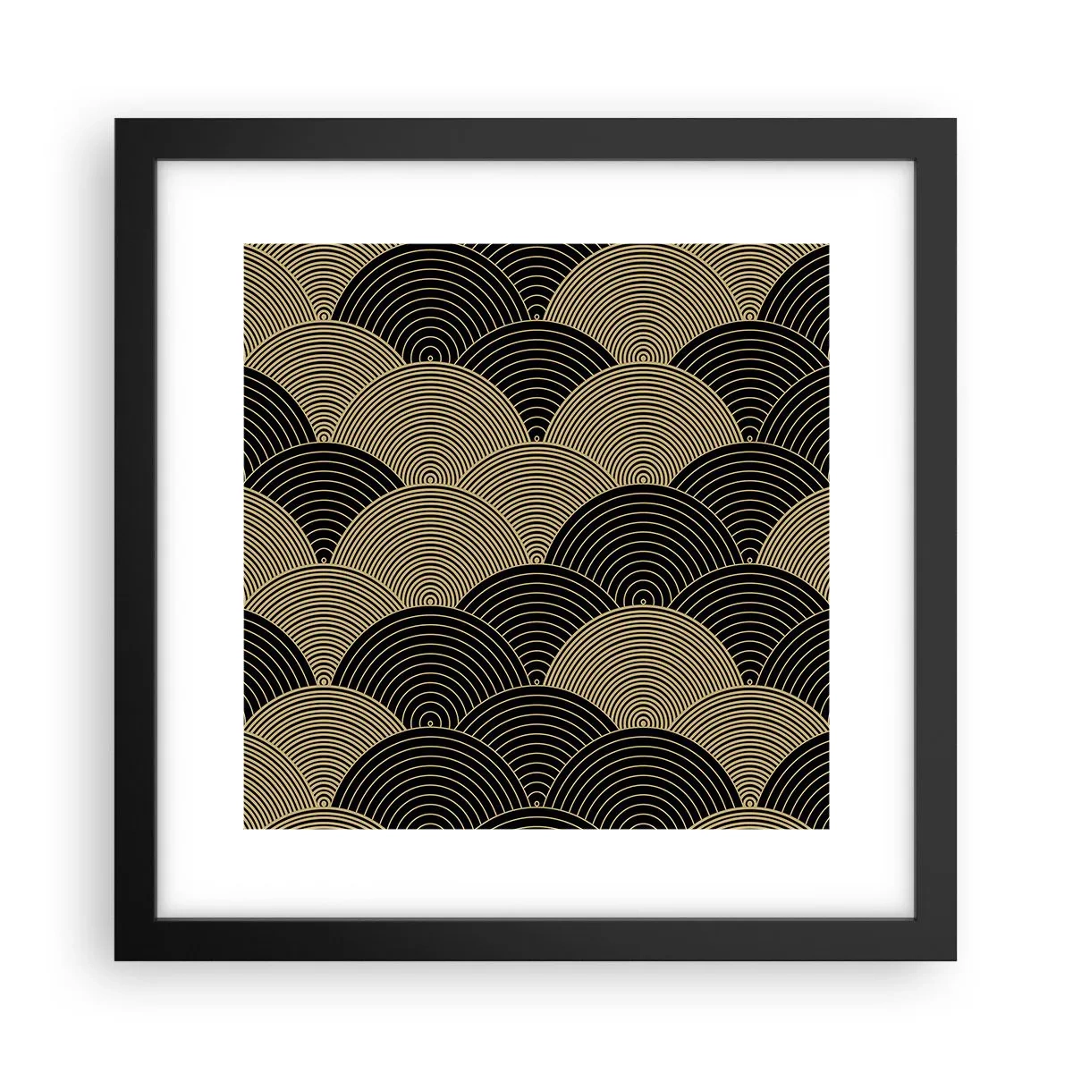 Plakat w czarnej ramie - Jedność w wielości - 30x30 cm