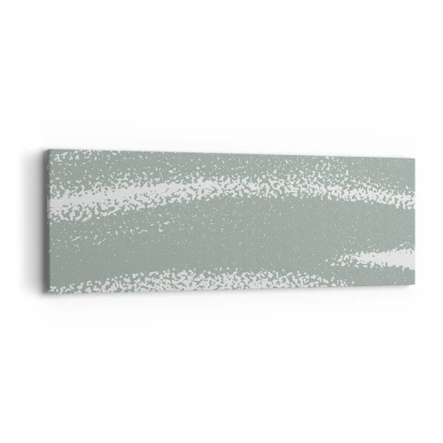 Obraz na płótnie - Abstrakcja w zimowym klimacie - 90x30 cm