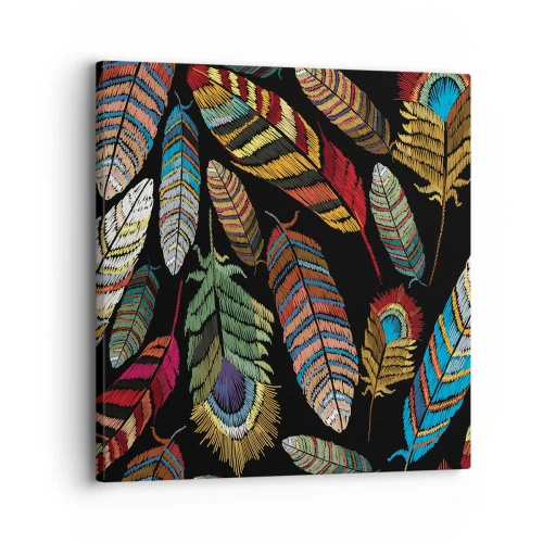 Obraz na płótnie - Ptasi karnawał - 30x30 cm