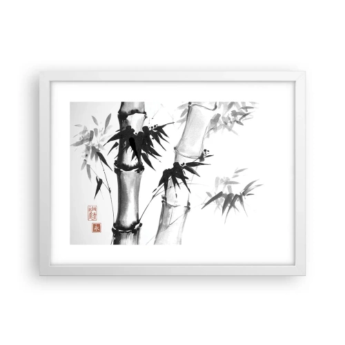 Plakat w białej ramie - Zbliżenie na orient - 40x30 cm