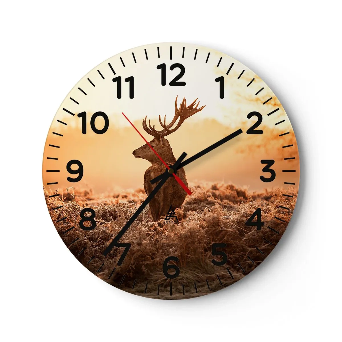 Zegar ścienny - Pan na włościach - 40x40 cm