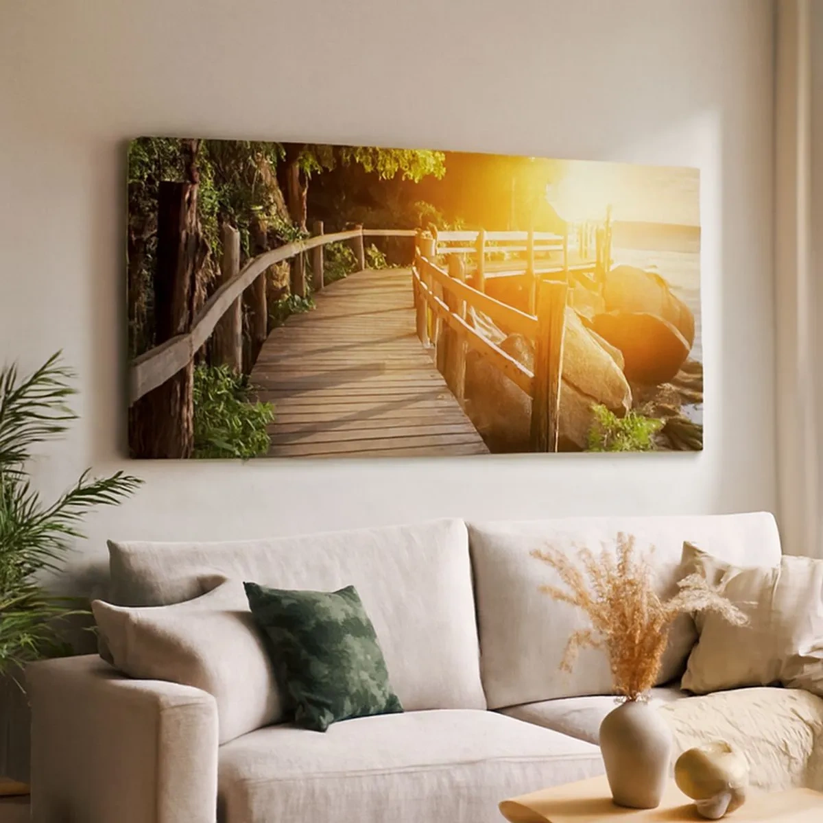 Obraz na płótnie - Kolejny zakręt, kolejne cuda - 100x40 cm