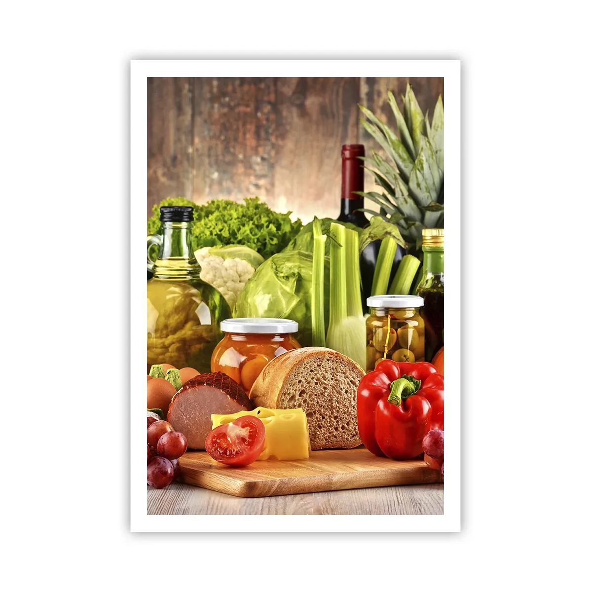 Plakat - Wędzone, pieczone, marynowane - 70x100 cm