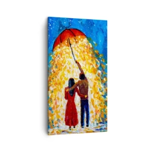 Obraz na płótnie - Magia deszczowego wieczoru? - 45x80 cm