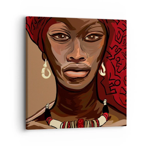 Obraz na płótnie - Hebanowa Wenus - 30x30 cm