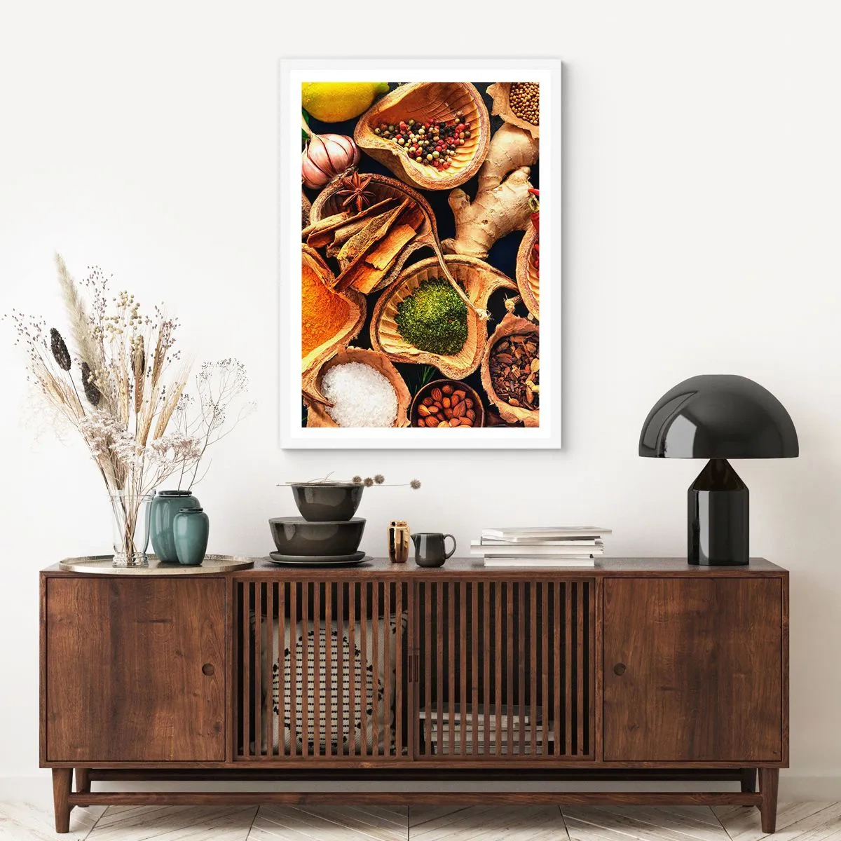 Plakat w białej ramie - Bierz, co chcesz - 61x91 cm