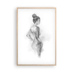 Plakat w ramie jasny dąb - Piękna jak malowanie - 61x91 cm