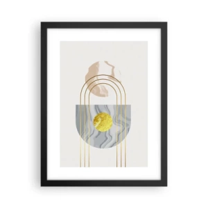 Plakat w czarnej ramie - Jasność i blask - 30x40 cm