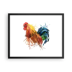 Plakat w czarnej ramie - Królewska szata, królewska duma - 50x40 cm