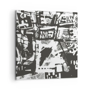 Obraz na płótnie - Porządek czy chaos? - 50x50 cm