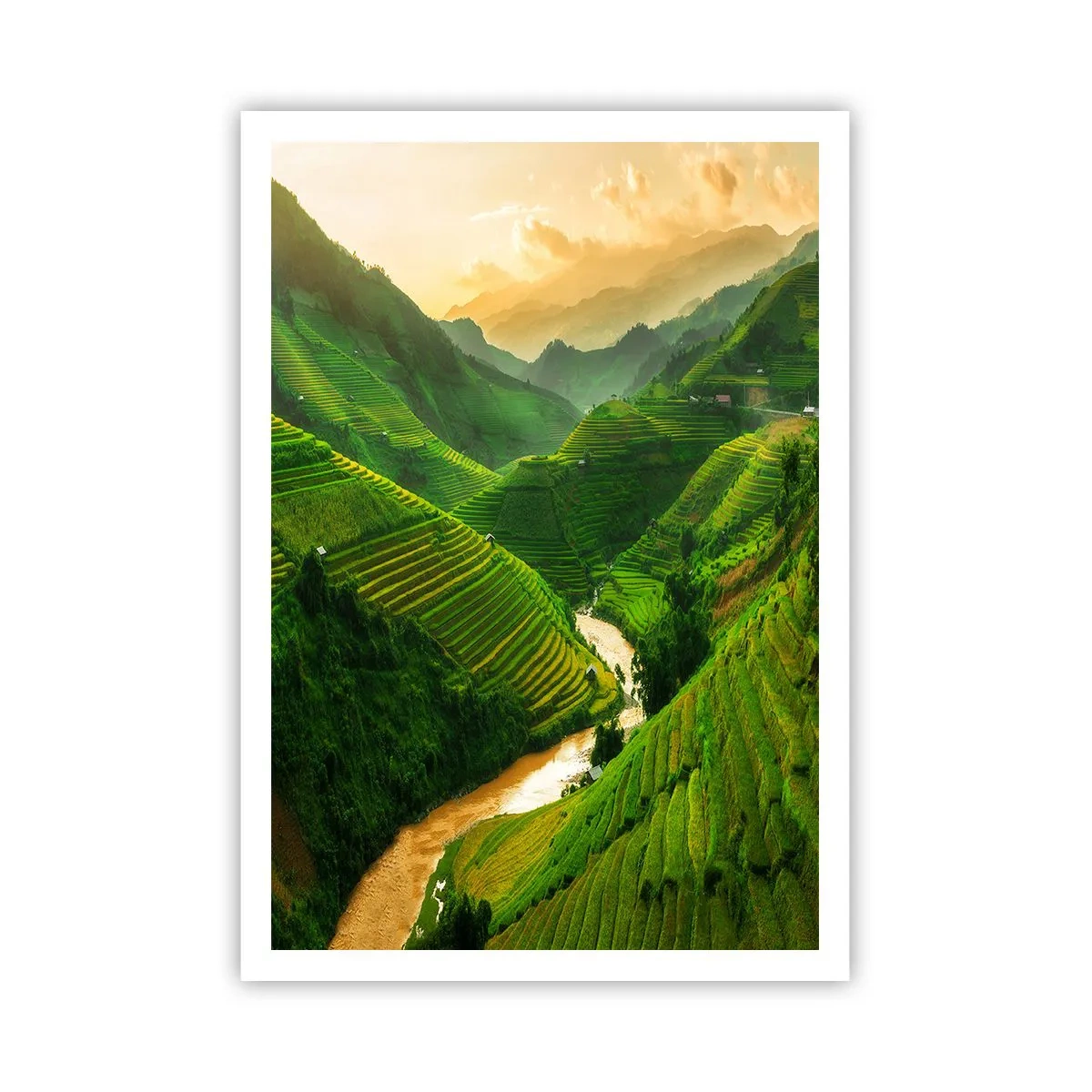 Plakat - Wietnamska dolina - 70x100 cm