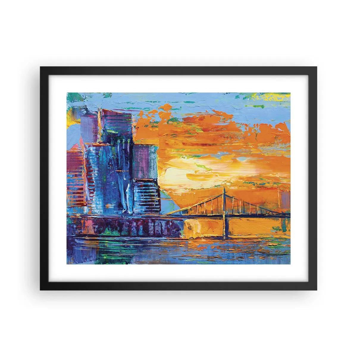 Plakat w czarnej ramie - Kultura i natura - 50x40 cm