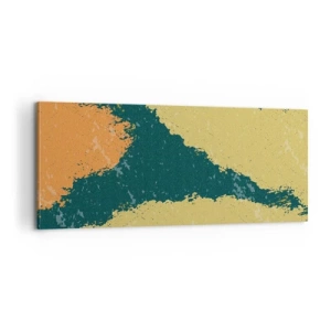 Obraz na płótnie - Abstrakcja – powolnym ruchem - 100x40 cm