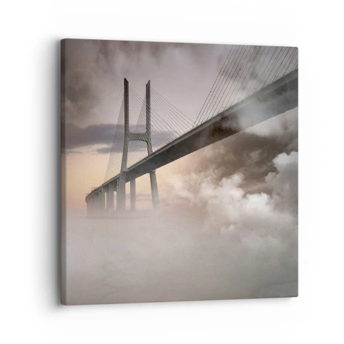 Obraz na płótnie - Nad rzeką, której nie ma - 30x30 cm