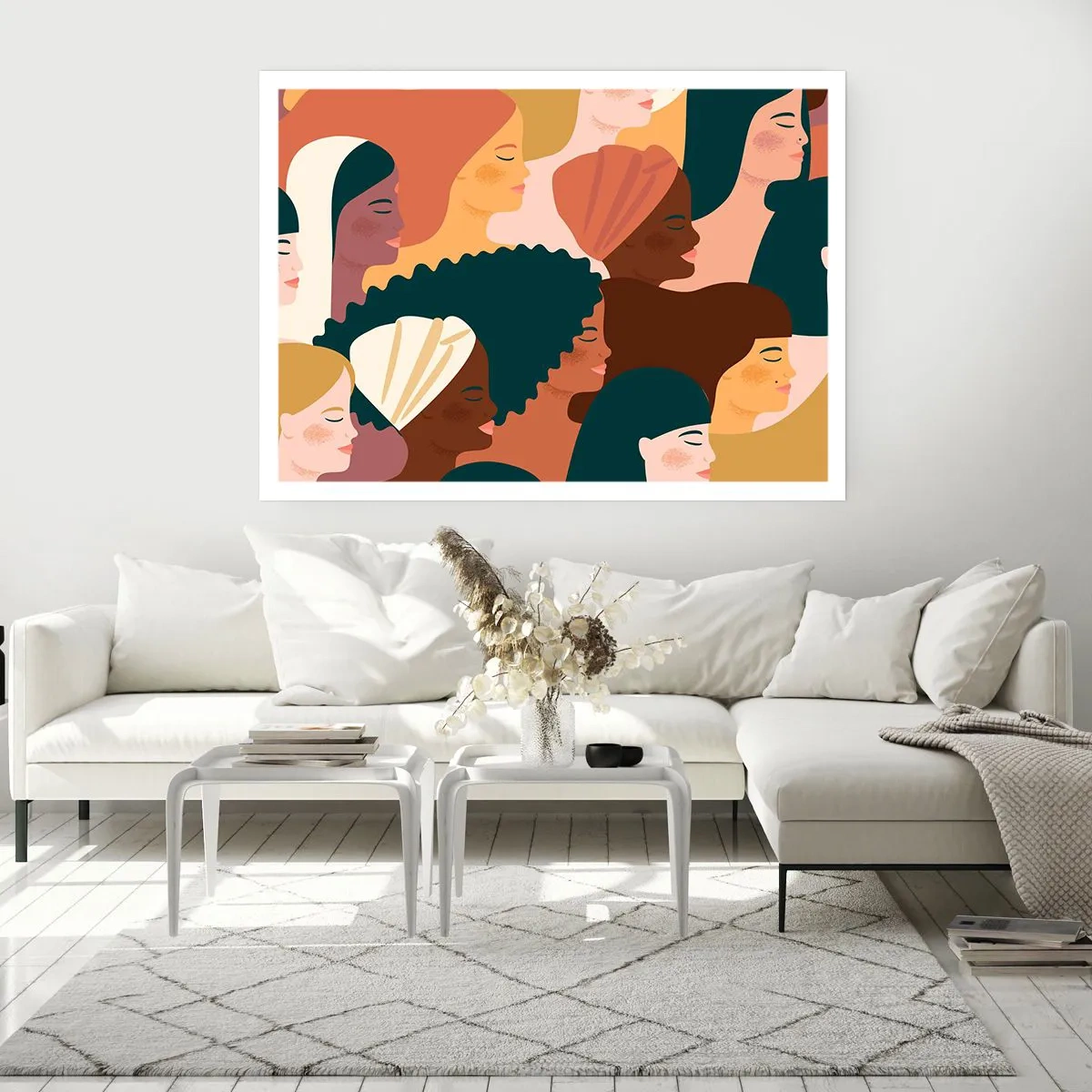 Plakat - Tylko kobiecość - 70x50 cm