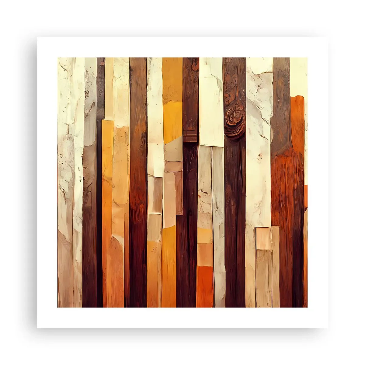Plakat - Hymn leśnych drzew - 50x50 cm