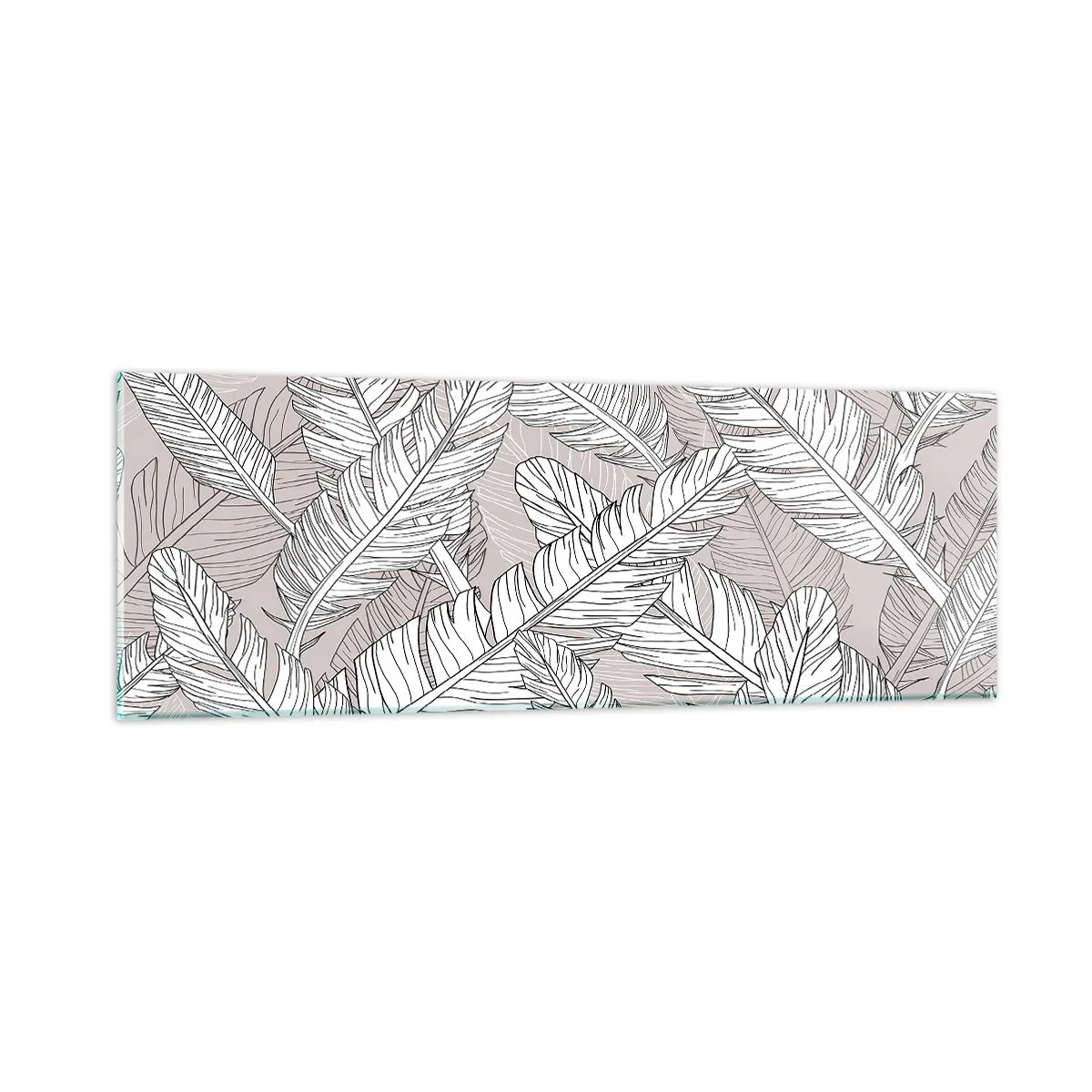 Obraz na szkle - Pierzasta zawierucha - 90x30 cm