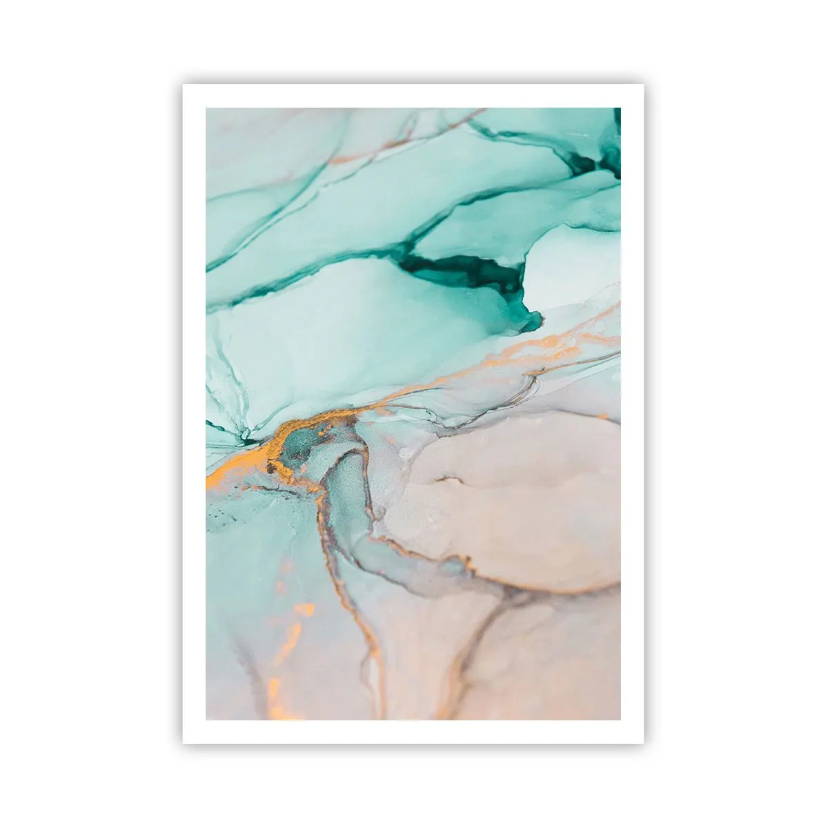 Plakat - Taniec kształtów i barw - 70x100 cm