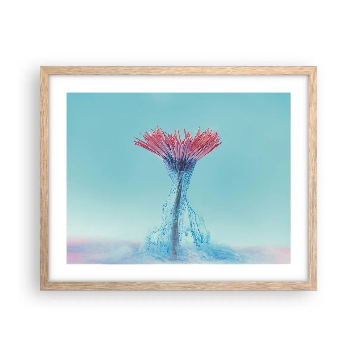 Plakat w ramie jasny dąb - W ożywczym objęciu - 50x40 cm