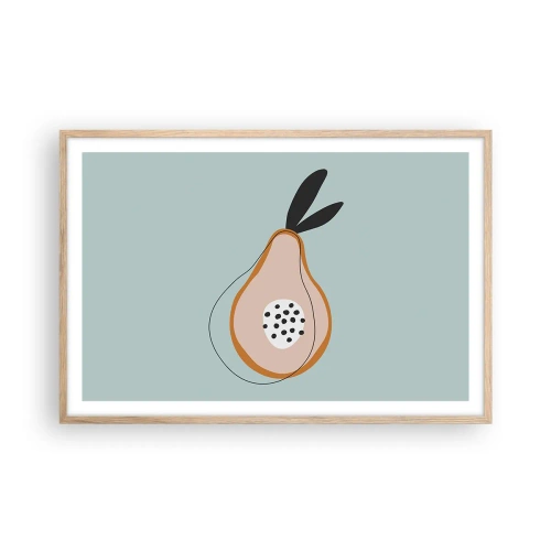 Plakat w ramie jasny dąb - Przeniknąć w naturę rzeczy - 91x61 cm