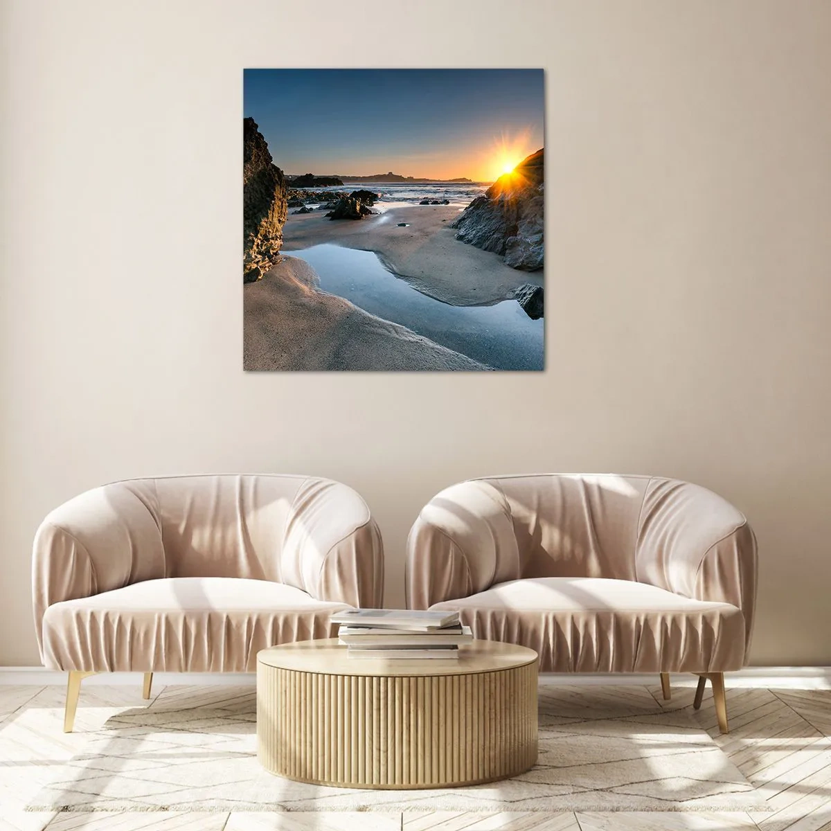 Obraz na szkle - Nietknięte ludzką ręką - 50x50 cm