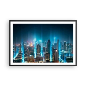 Plakat w czarnej ramie - Po berlińsku do nieba - 91x61 cm