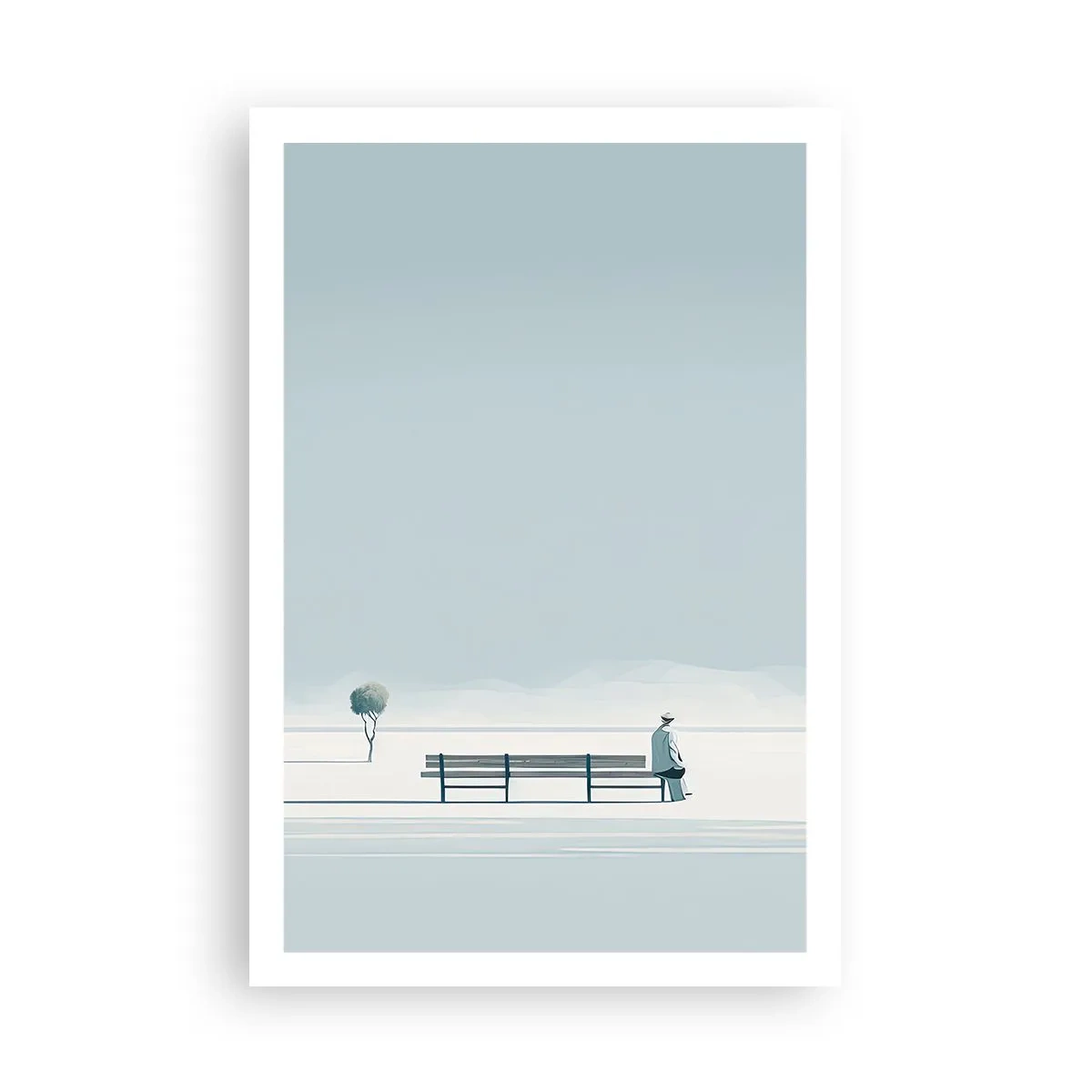 Plakat - Tak, czekam. - 61x91 cm