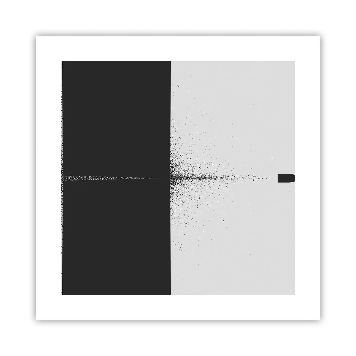 Plakat - Prosto do celu - 40x40 cm