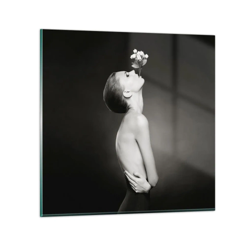 Obraz na szkle - Ekscentryczna elegancja - 60x60 cm
