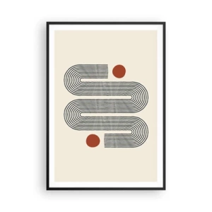 Plakat w czarnej ramie - Od początku do końca - 70x100 cm