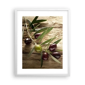 Plakat w białej ramie - Prosto od natury - 40x50 cm