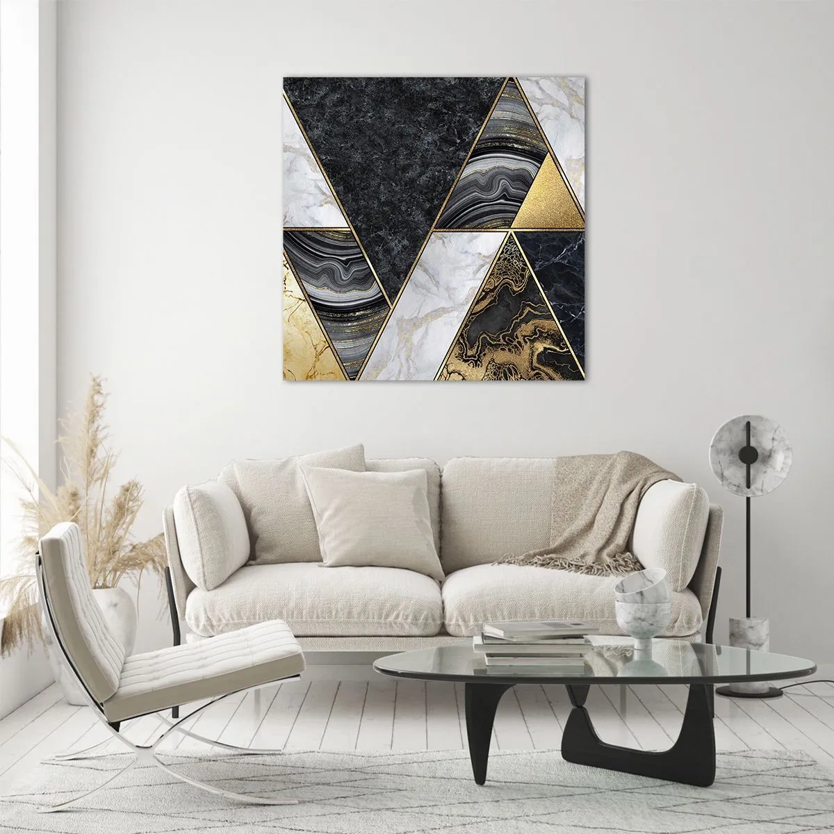 Obraz na szkle - Kamień przy kamieniu - 50x50 cm