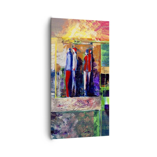 Obraz na płótnie - Relacje i emocje - 65x120 cm