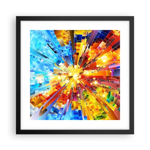 Plakat w czarnej ramie - In medias res - 40x40 cm