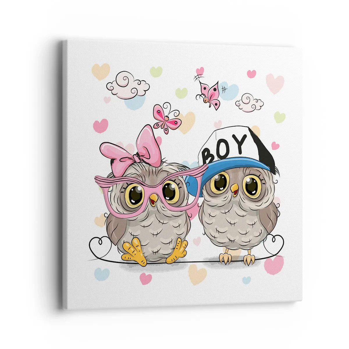 Obraz na płótnie - Kochajmy się! - 40x40 cm