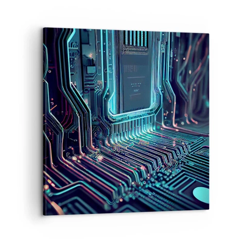 Obraz na płótnie - Tak sobie myślę… - 60x60 cm