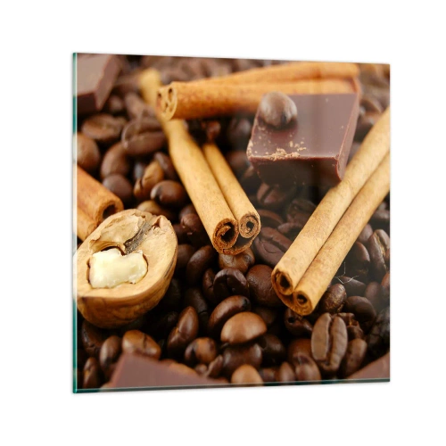 Obraz na szkle - Koncert aromatów - 40x40 cm