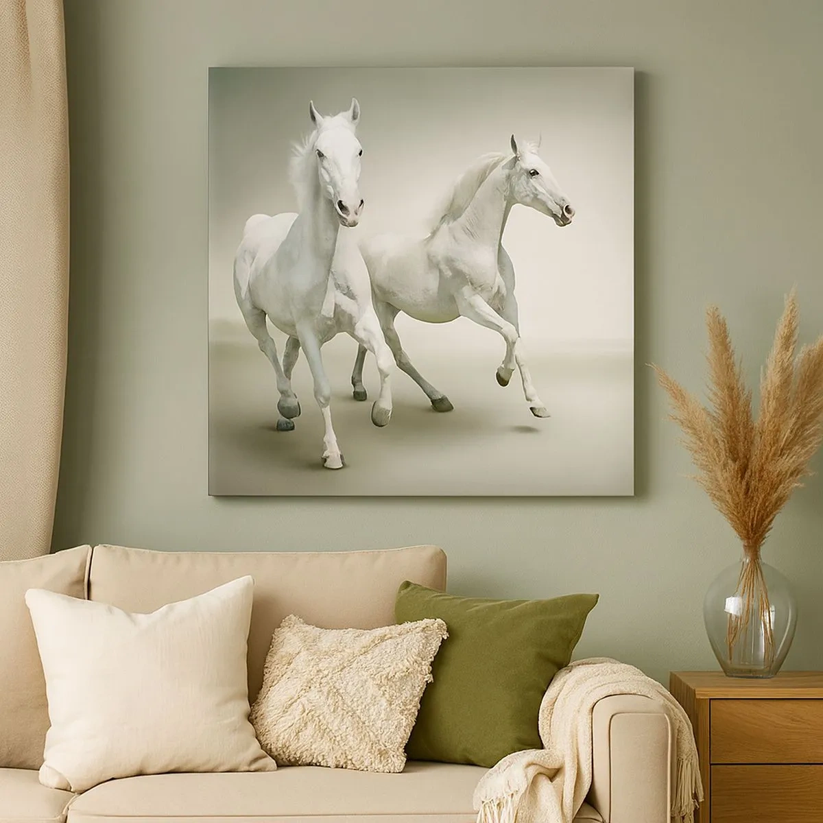 Obraz na płótnie - White power! - 30x30 cm