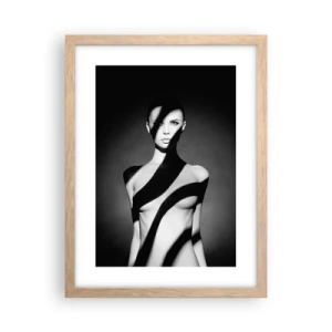 Plakat w ramie jasny dąb - W blasku i w cieniu - 30x40 cm