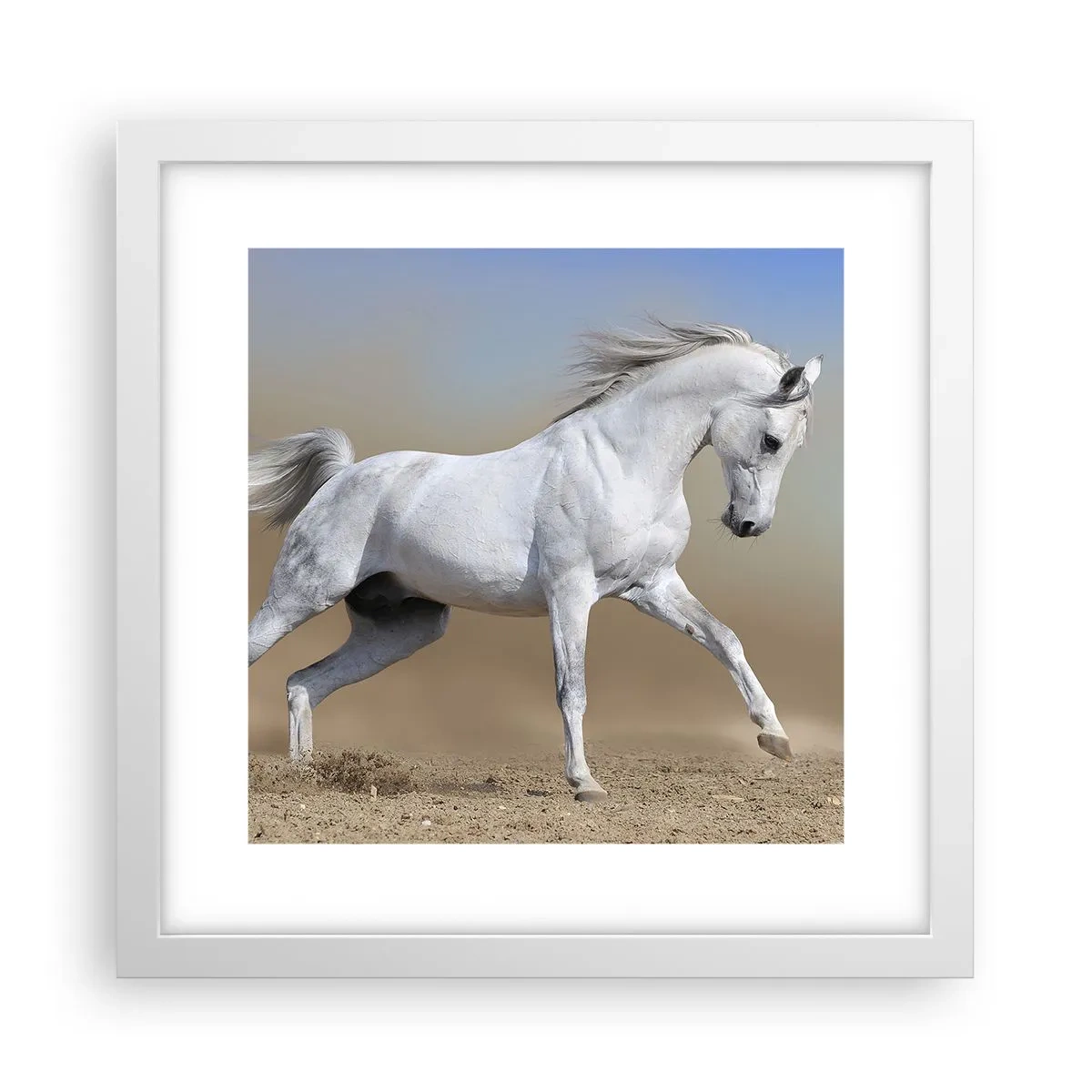 Plakat w białej ramie - Najpiękniejsza arabska baśń - 30x30 cm