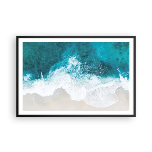 Plakat w czarnej ramie - Naturalna pieszczota - 91x61 cm